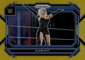 2023 Panini Prizm WWE - Gold #69 Scarlett Front