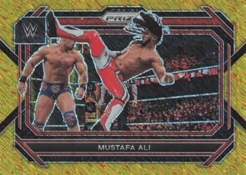 2023 Panini Prizm WWE - Gold Shimmer FOTL #7 Mustafa Ali Front