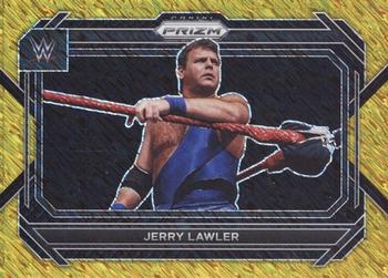 2023 Panini Prizm WWE - Gold Shimmer FOTL #14 Jerry Lawler Front