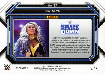 2023 Panini Prizm WWE - Gold Shimmer FOTL #17 Natalya Back
