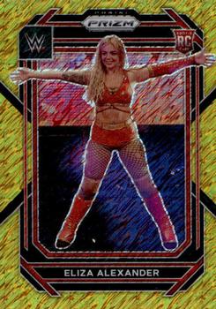 2023 Panini Prizm WWE - Gold Shimmer FOTL #115 Eliza Alexander Front