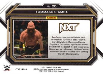 2023 Panini Prizm WWE - Under Card #20 Tommaso Ciampa Back