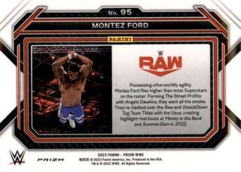 2023 Panini Prizm WWE - Under Card #95 Montez Ford Back
