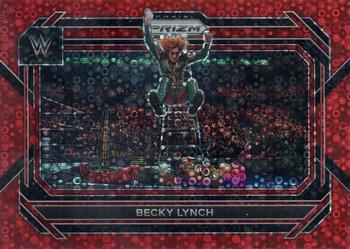 2023 Panini Prizm WWE - Under Card Red #18 Becky Lynch Front