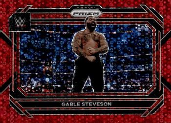 2023 Panini Prizm WWE - Under Card Red #32 Gable Steveson Front