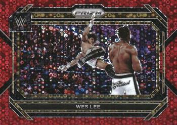2023 Panini Prizm WWE - Under Card Red #33 Wes Lee Front