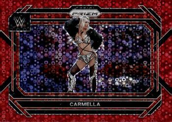 2023 Panini Prizm WWE - Under Card Red #88 Carmella Front
