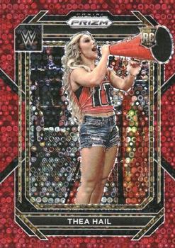 2023 Panini Prizm WWE - Under Card Red #122 Thea Hail Front