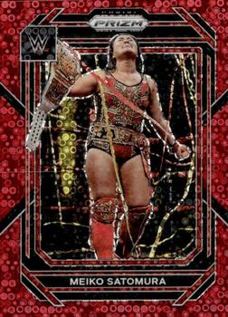 2023 Panini Prizm WWE - Under Card Red #124 Meiko Satomura Front