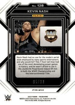 2023 Panini Prizm WWE - Under Card Red #128 Kevin Nash Back