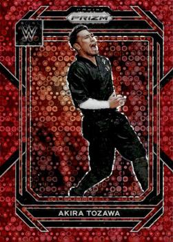 2023 Panini Prizm WWE - Under Card Red #129 Akira Tozawa Front