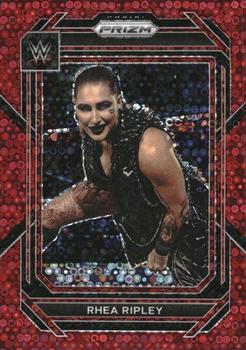 2023 Panini Prizm WWE - Under Card Red #134 Rhea Ripley Front