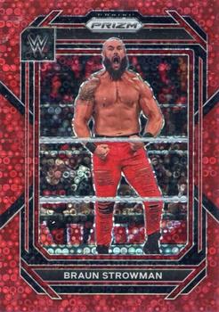 2023 Panini Prizm WWE - Under Card Red #141 Braun Strowman Front