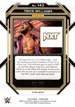 2023 Panini Prizm WWE - Under Card Red #142 Trick Williams Back