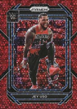 2023 Panini Prizm WWE - Under Card Red #166 Jey Uso Front