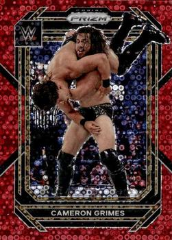 2023 Panini Prizm WWE - Under Card Red #181 Cameron Grimes Front