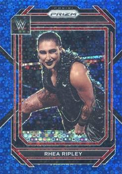 2023 Panini Prizm WWE - Under Card Blue #134 Rhea Ripley Front