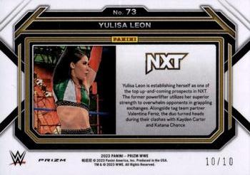 2023 Panini Prizm WWE - Under Card Gold #73 Yulisa Leon Back