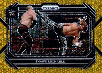 2023 Panini Prizm WWE - Under Card Gold #79 Shawn Michaels Front