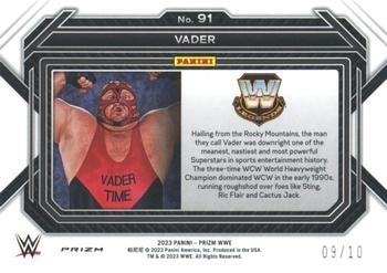 2023 Panini Prizm WWE - Under Card Gold #91 Vader Back