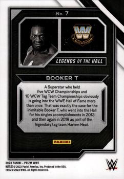 2023 Panini Prizm WWE - Legends of the Hall #7 Booker T Back