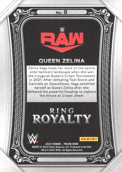 2023 Panini Prizm WWE - Ring Royalty #8 Queen Zelina Back