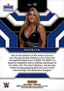 2023 Panini Prizm WWE - Top Tier #18 Natalya Back