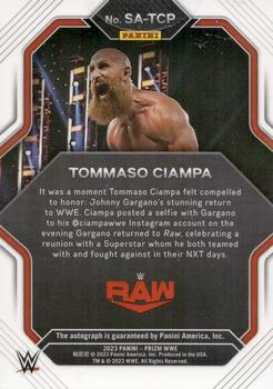2023 Panini Prizm WWE - Superstar Autographs #SA-TCP Tommaso Ciampa Back
