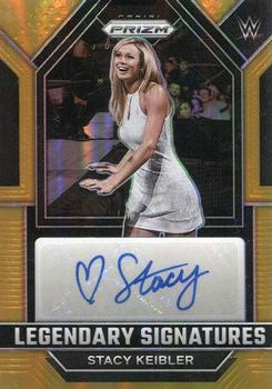 2023 Panini Prizm WWE - Legendary Signatures Prizms Gold #LS-SKB Stacy Keibler Front