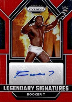 2023 Panini Prizm WWE - Legendary Signatures Prizms Red #LS-BKT Booker T Front