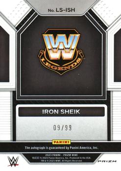 2023 Panini Prizm WWE - Legendary Signatures Prizms Red #LS-ISH Iron Sheik Back