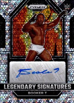 2023 Panini Prizm WWE - Legendary Signatures Prizms Under Card #LS-BKT Booker T Front