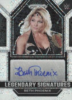 2023 Panini Prizm WWE - Legendary Signatures Prizms White Sparkle #LS-BPX Beth Phoenix Front