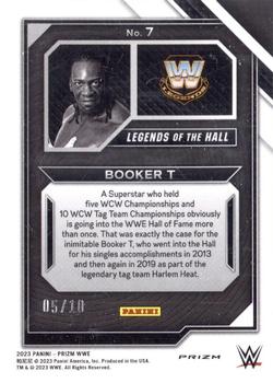 2023 Panini Prizm WWE - Legends of the Hall Prizms Gold #7 Booker T Back