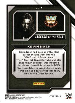 2023 Panini Prizm WWE - Legends of the Hall Prizms Green #1 Kevin Nash Back
