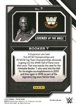 2023 Panini Prizm WWE - Legends of the Hall Prizms Mojo #7 Booker T Back