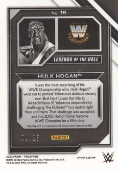2023 Panini Prizm WWE - Legends of the Hall Prizms Mojo #16 Hulk Hogan Back