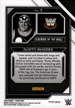 2023 Panini Prizm WWE - Legends of the Hall Prizms Silver #2 Dusty Rhodes Back