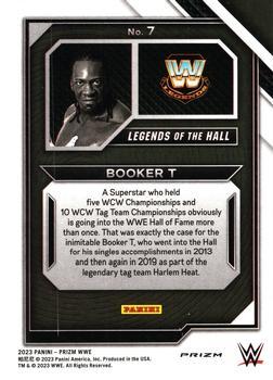 2023 Panini Prizm WWE - Legends of the Hall Prizms Silver #7 Booker T Back