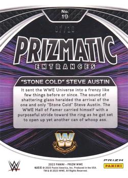2023 Panini Prizm WWE - Prizmatic Entrances Prizms Gold #19 