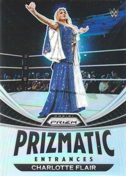2023 Panini Prizm WWE - Prizmatic Entrances Prizms Silver #2 Charlotte Flair Front