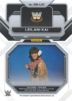 2023 Panini Prizm WWE - Sensational Signatures #SN-LKI Leilani Kai Back