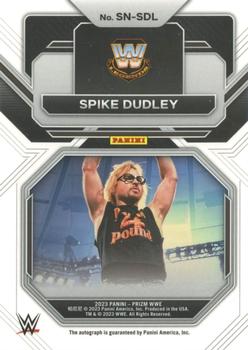 2023 Panini Prizm WWE - Sensational Signatures #SN-SDL Spike Dudley Back