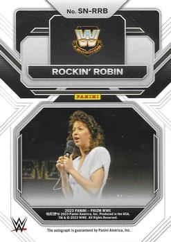 2023 Panini Prizm WWE - Sensational Signatures #SN-RRB Rockin' Robin Back