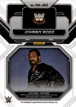 2023 Panini Prizm WWE - Sensational Signatures #SN-JRZ Johnny Rodz Back