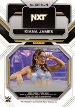 2023 Panini Prizm WWE - Sensational Signatures #SN-KJN Kiana James Back