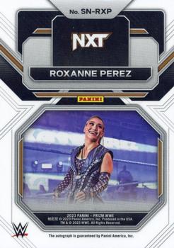 2023 Panini Prizm WWE - Sensational Signatures #SN-RXP Roxanne Perez Back