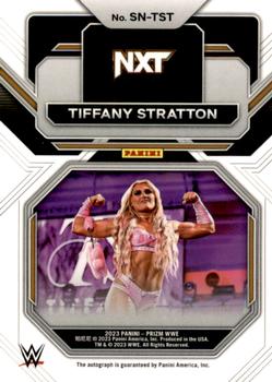 2023 Panini Prizm WWE - Sensational Signatures #SN-TST Tiffany Stratton Back