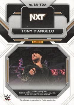 2023 Panini Prizm WWE - Sensational Signatures #SN-TDA Tony D'Angelo Back