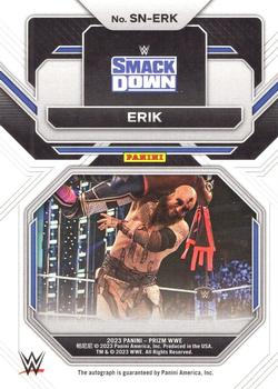 2023 Panini Prizm WWE - Sensational Signatures #SN-ERK Erik Back